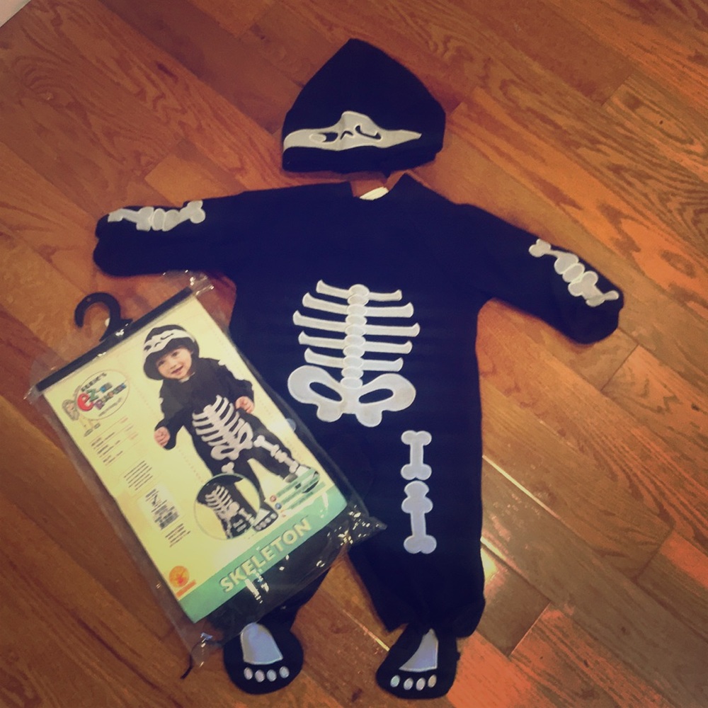 Toddler Skeleton costume